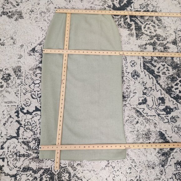 Designs Conrad C Women's Skirt Size 8 Gray Lined Y2K Business Casual Minimalist - Picture 6 of 10